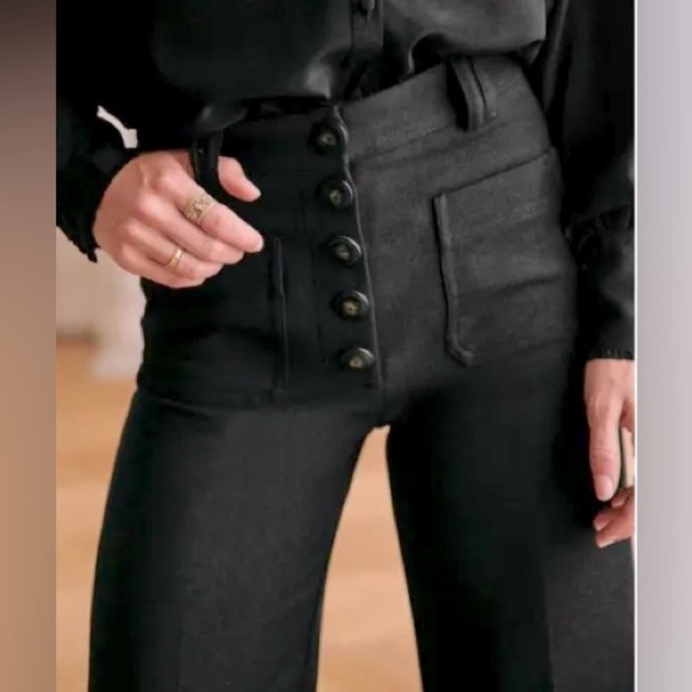 Sézane Chuck Trousers Black